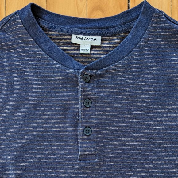 Frank & Oak Henley Long Sleeve T-Shirt - Picture 2 of 12